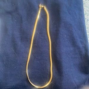 Herringbone Gold toned Chain